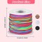 1mm Elastic String Stretchy String for Bracelet Making Rainbow Bracelet String Elastic Cord for Jewelry Making, Bracelets, Necklace, Beading and Crafts